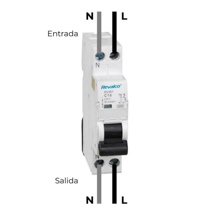 Jistič magnetotermický jednopolový + neutrální 16a (kompaktní)