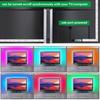 USB-LED-Streifenlichter RGB 5050 Luces LED-Flexible Diodendekoration für Wohnzimmerlampenband