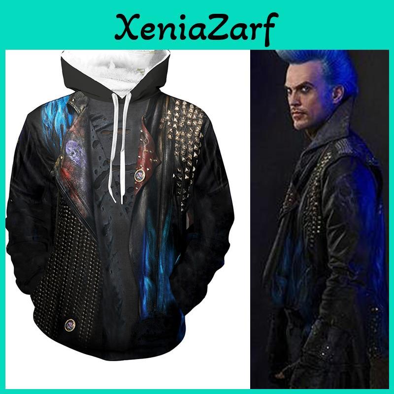 Lebendig Gestaltetes Descendants 3 Hades Kapuzenpullover Sweatshirt Für Ultimative Style