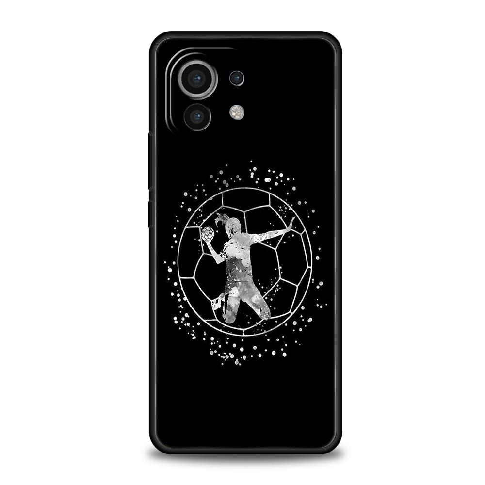 Phone Case For Xiaomi Mi 15 14 13 12 11 Lite 14T 13T 12T 11T Pro Poco X6 X5 M3 X3 Pro F5 F4 Cover Handball Sport