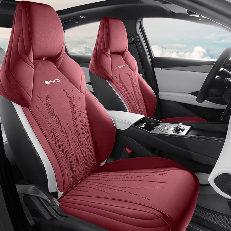 BYD Seal 06 DMI Suede Car Seat Cushion - Full Coverage Saddle Pad Cover