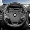 EXHN9 Suitable for Renault Carbon Fiber Texture Steering Wheel Cover with Segmented Quick-Release Design Sandero Clio Duster 