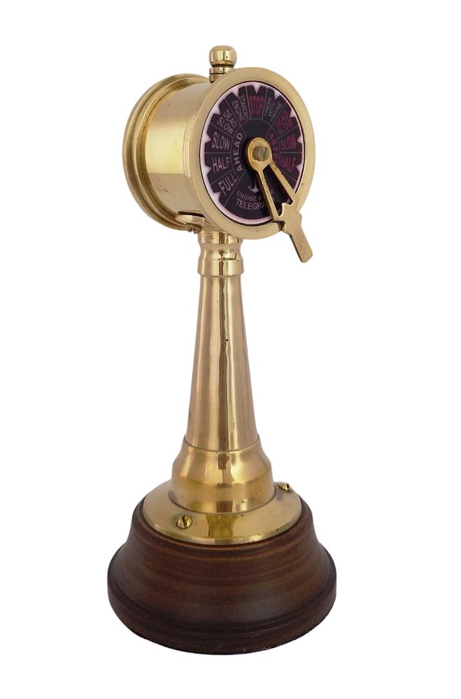 Beautiful Antique Brass Ship Engine Room Telegraph Marine Working Nautical 7