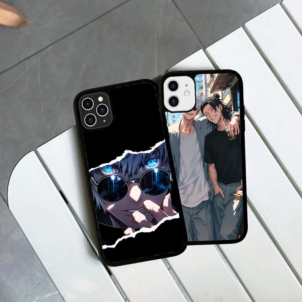 Jujutsu Kaisen Anime Phone Case Silicone PC+TPU For For IPhone 11 12 13 14 15 16 Plus Pro Max Cover