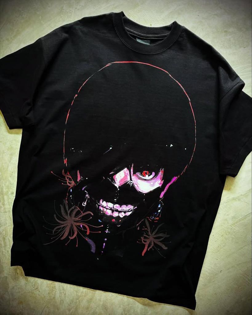 [USED] Rare Tokyo Ghoul Kaneki Ken GILDAN Anime T-shirt, Size Small