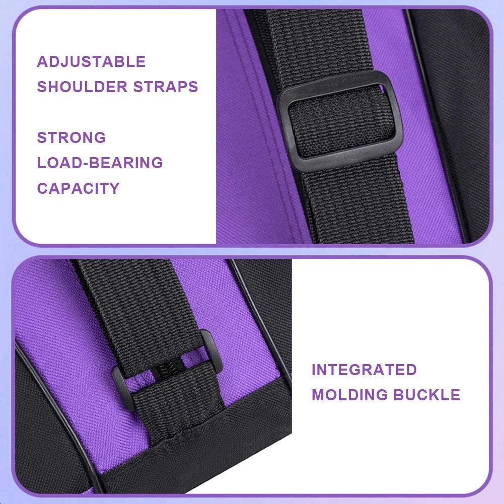 Taşınabilir Paten Çantası Buz Pateni Çantası Büyük Kapasiteli Nefes Alabilir Çocuklar Sıralı Paten Çantası Paten Saklama Çantası Paten Ayakkabı Çantası