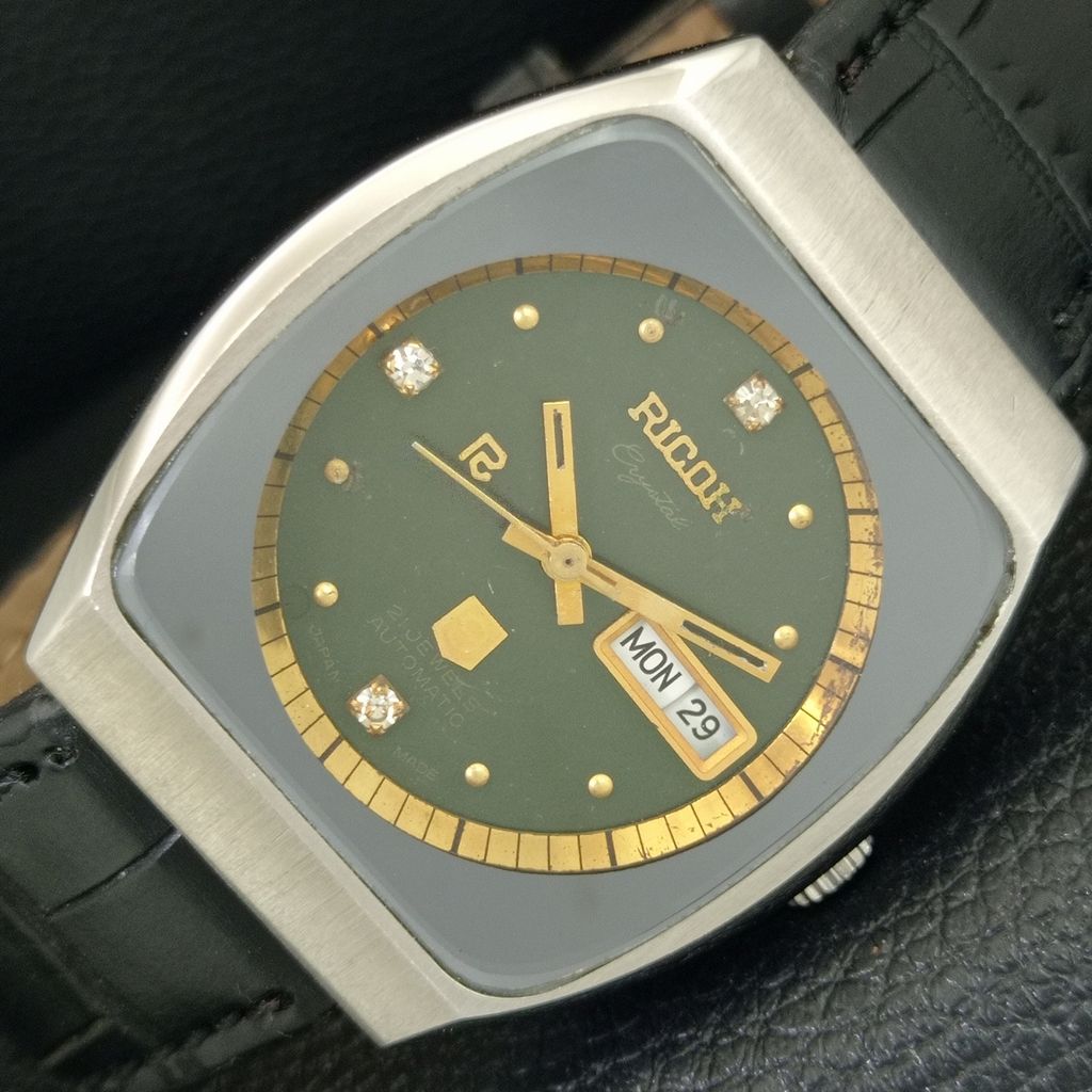 

VINTAGE RICOH R31 AUTOMATIC JAPAN MENS ORIGINAL DIAL WATCH a707975-1