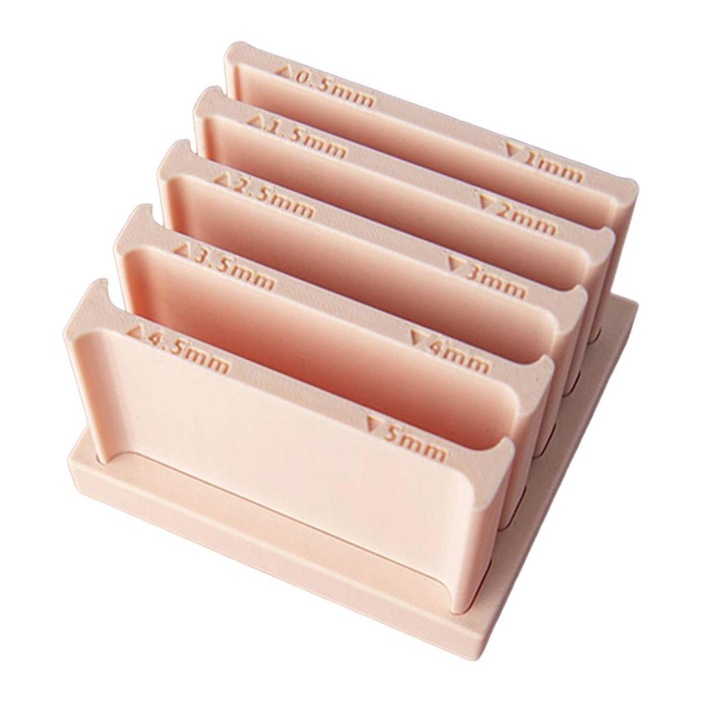 Polymerlera-strängpress för DIY-hantverk med måttmarkeringar