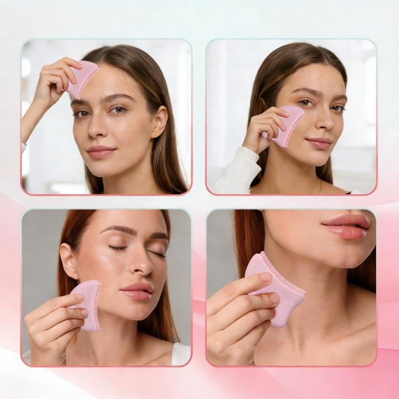 MultiFunction Face Tool Face Brush For Relaxation Beauty Routine With Quality Silicone Head Mild Stimulation