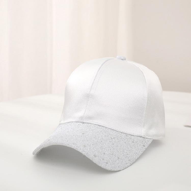 Fashionable Unisex Baseball Caps Sunproof Hat for Sports and Leisure Wear with Glitters Brim Breathable and Comfortable