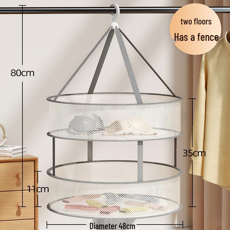 Multifunctional Drying Rack: Sock, Sweater & Underwear Flat Lay Net.