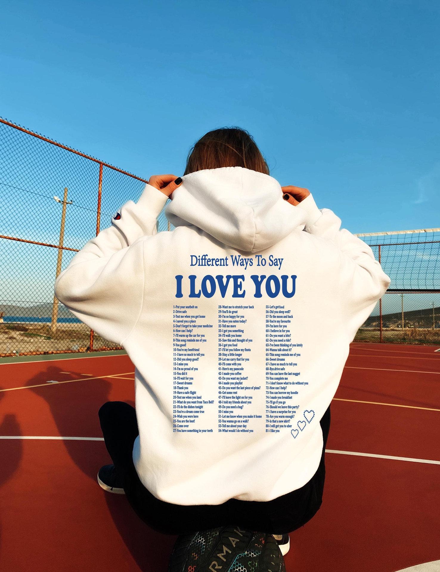 Модный худи-свитшот Черная пятница Любовь S