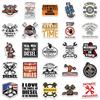 50 Pieces Mechanical Mechanic Western Style Mechanic Sticker Diesel Equipment