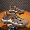 Summer Men's Sandals Baotou Slippers Beach Sandal Wading Shoes for Men Outdoor Breathable Non-slip Sandals