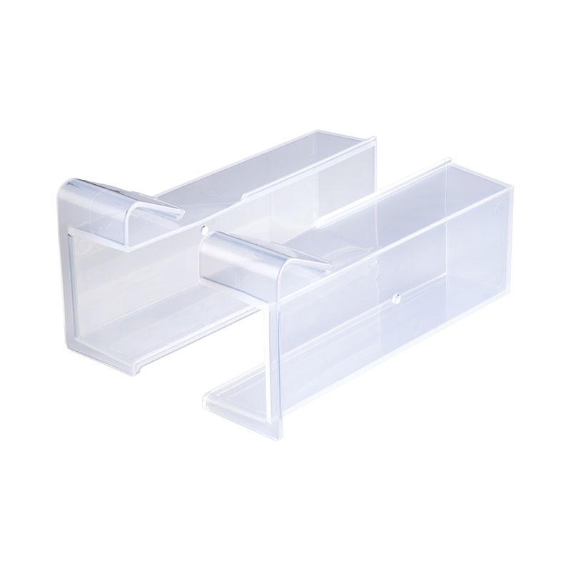 Fridge Food Storage Organizer Slide Under Shelf Transparent BPA Free Plastic Box for Kitchen Fruit Vegetable Pantry Use
