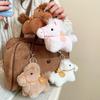Cute Plush Horse Keychain Creative Chinese New Year Gift Funny Yuanbao Pony Pendant  Birthday Gift