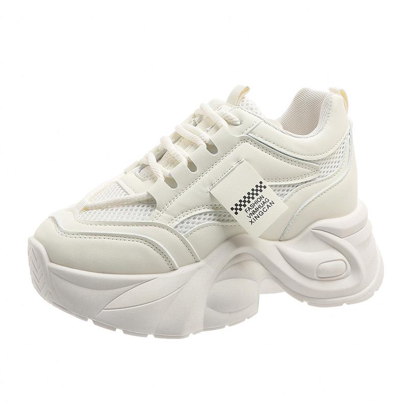 

Height increase platform dad shoes women s spring 2025 new platform inner height increase casual fashion style lace-up women s shoes 40