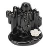 Waterfall Backflow Incense Holder Ceramic Mountain Incense Cone Holder Aromatherapy Ornament for Meditation Home Decor