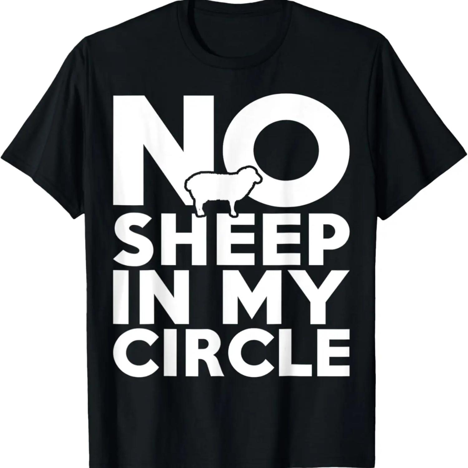 

No Sheep In My Circle T-Shirt S чёрный