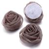 3Pcs 5cm Organza Fabric Rose Flower Colorful Flower Shape Chiffon Artificial Flower Fabric DIY Flower Accessory