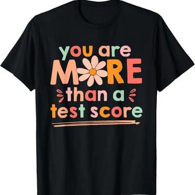 T-shirt Enseignant Jour de Test Tu es Plus Qu'une Note Enfants