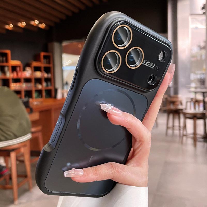 Frosted AG Nano for  Case for For Iphone 17 16 1 Pro Max 13 14 Magnetic Wireless Charging Film Lens Bumper Hard Cover