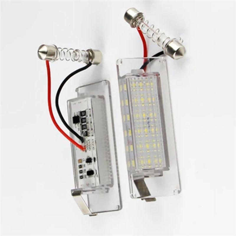 Car Rear LED License Plate Light For Fiat Ducato Bus Kasten 2006- Car Replacement 1307272070 735430904