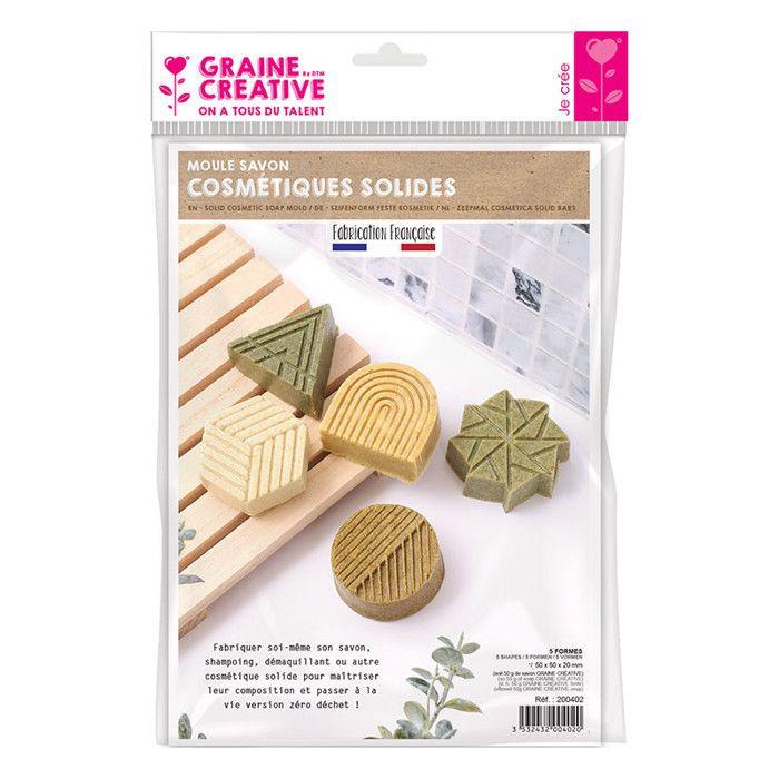 Moule 5 formes pour savons solides 23 x 29 cm