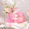 2pcs Bath With Basket Handle Store Convenient Useful Bath Storage Basket Organizer Home Supplies