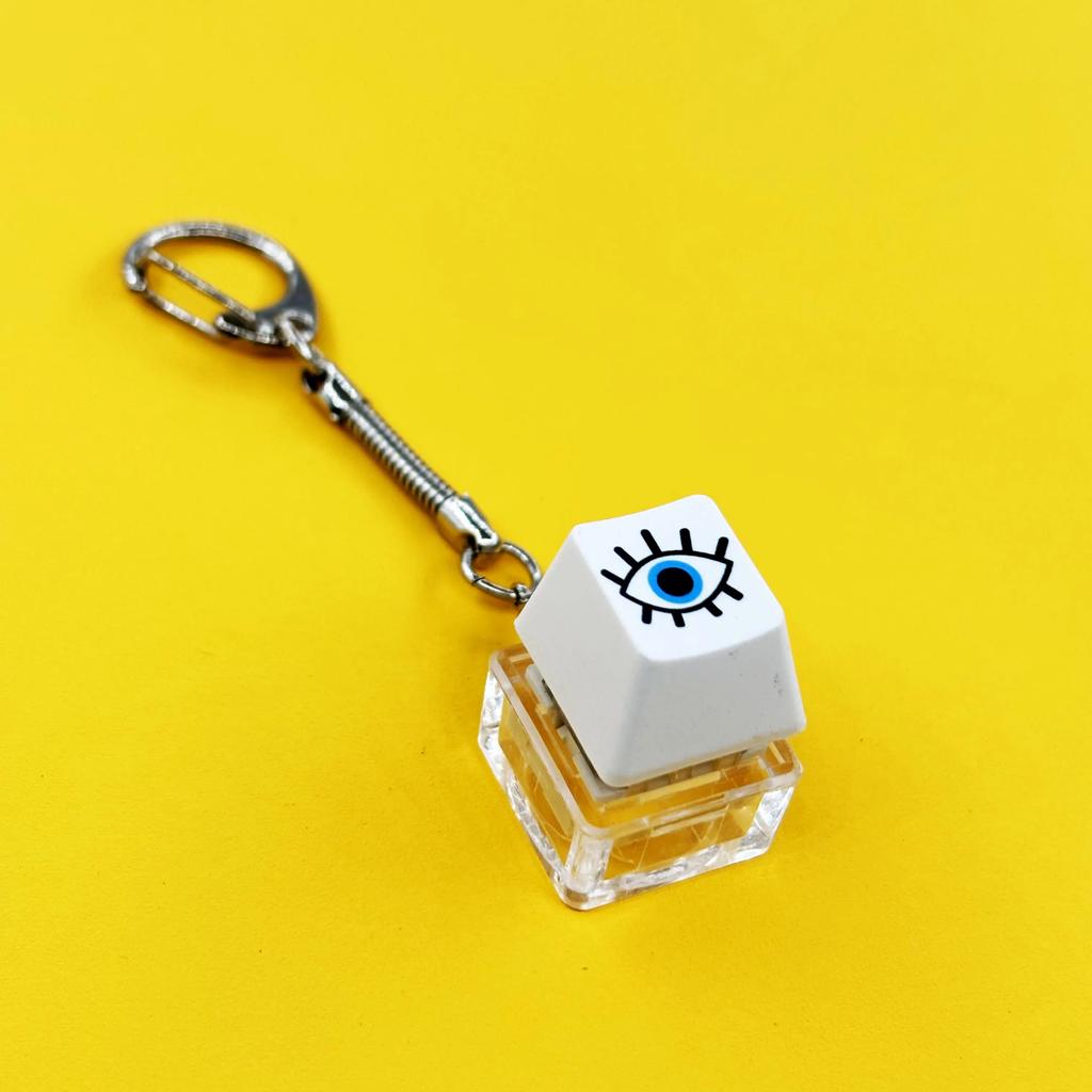 Keyboard Key Toy Party Stress Relief DIY Fidget Button Keycap Fidget Keychain Keyboard Keychain Toys Finger Keyboard