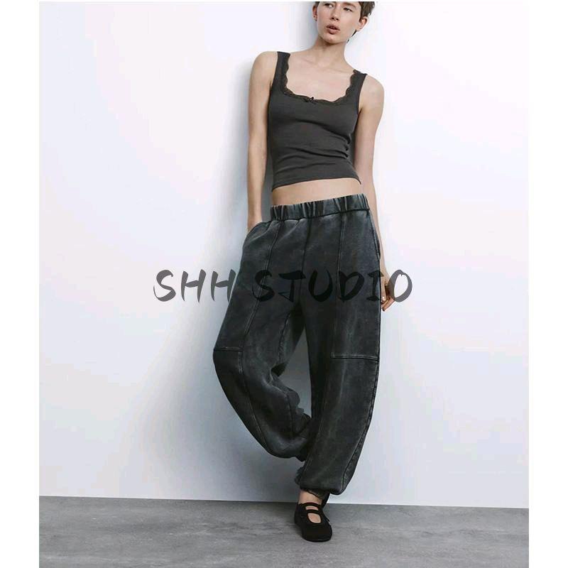 Spring New Women's Clothing Fashion Style Multi-Color Selection Lace Trim Wide Camisole Short Tops 1660300