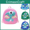 Adorable Dinosaur Eggshell Backpack For Toddlers Cute Cartoon Design In Blue