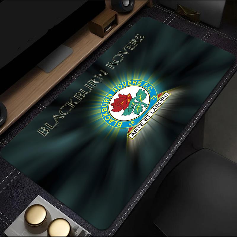 Blackburn-Rovers Crest Mouse Pad, Rubber Base, Mouse Pad for Gamers and Office Use, Gaming Desk , Easy To Clean Mat Christmas fan gifts