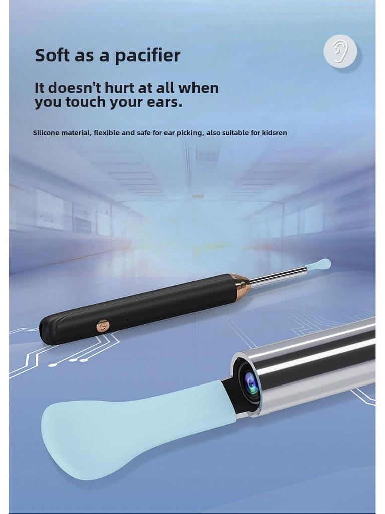 SL0011 WiFi Visual Ear Pick: HD Luminous Integrated Spoon for Ear Canal Cleaning
