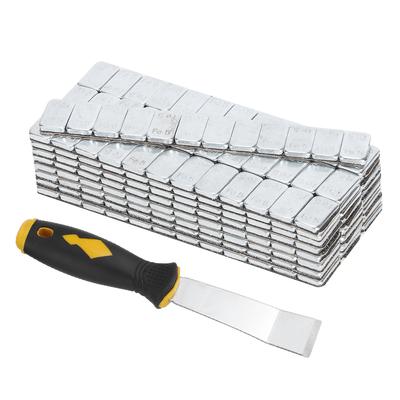5g 0.18oz X 25Strips 60g 2.12oz Adhesive Wheel Hub Balancing Blocks  Tire Weight Balancing Balancer Auto Car PartsWith
