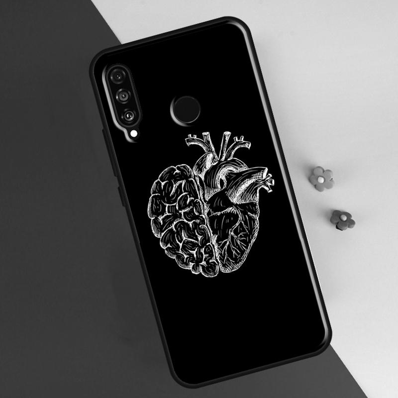 Medical Human Organs Heart Art Case For Honor 50 8X 9X 10i Cover For Huawei P30 P40 Lite P50 P20 Pro P Smart 2019 Nova 5T