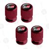 4pcs GR SPORT Logo Car Wheel Tire Valve Caps Air Stem Aluminum Accessories For Toyota Yaris Corolla RAV4 C-HR Camry Prado Voxy