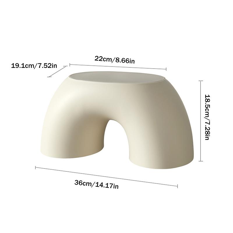 Stool Plastic Rainbow Shape Footstool Safety Kids Step Stool Seat For Living Room Indoor Furniture Children'S Stool Toy