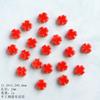 Ceramic Loose Beads Chinese Red Beads Handmade DIY Necklace Loose Beads Accessories
