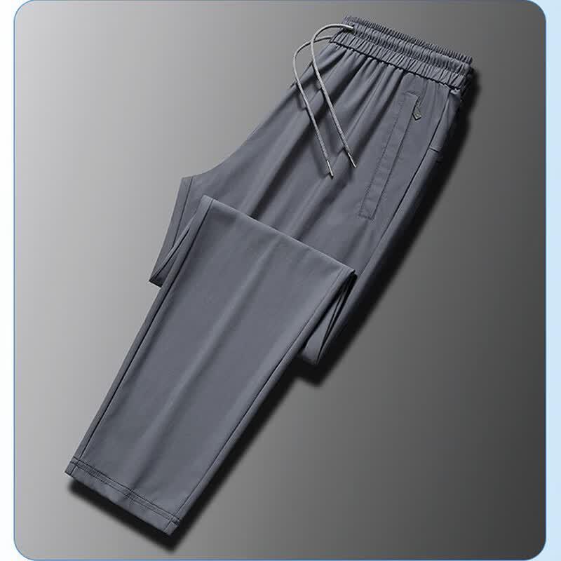 ROMON Men's Ice Silk Lightweight Casual Pants