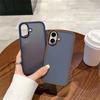 Fashion Solid Candy Color Border Camera Protect Bumper Case For iPhone 16 15 14 Pro Max Plus Matte Skin Feel Shockproof Back Cover
