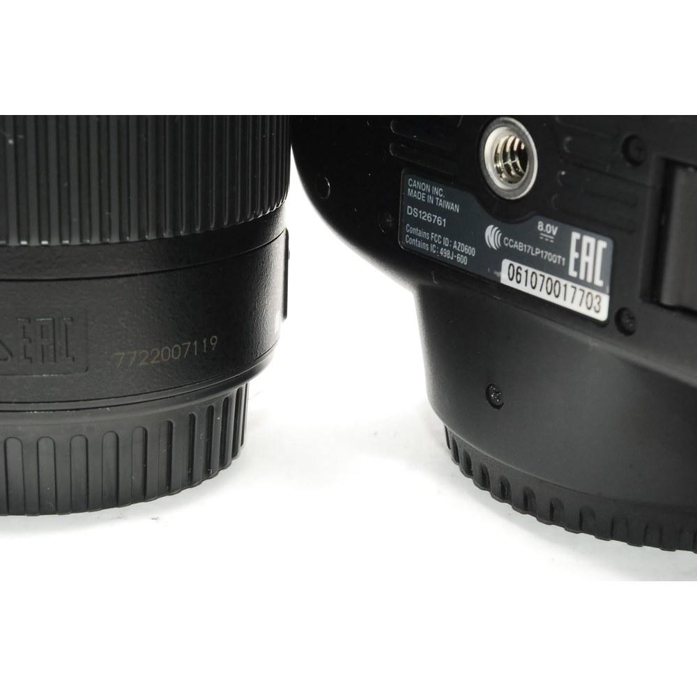 Canon EOS Kiss X10 Digital Single-Lens Reflex Camera Standard Zoom Kit Black KISSX10BK-1855ISSTMLK