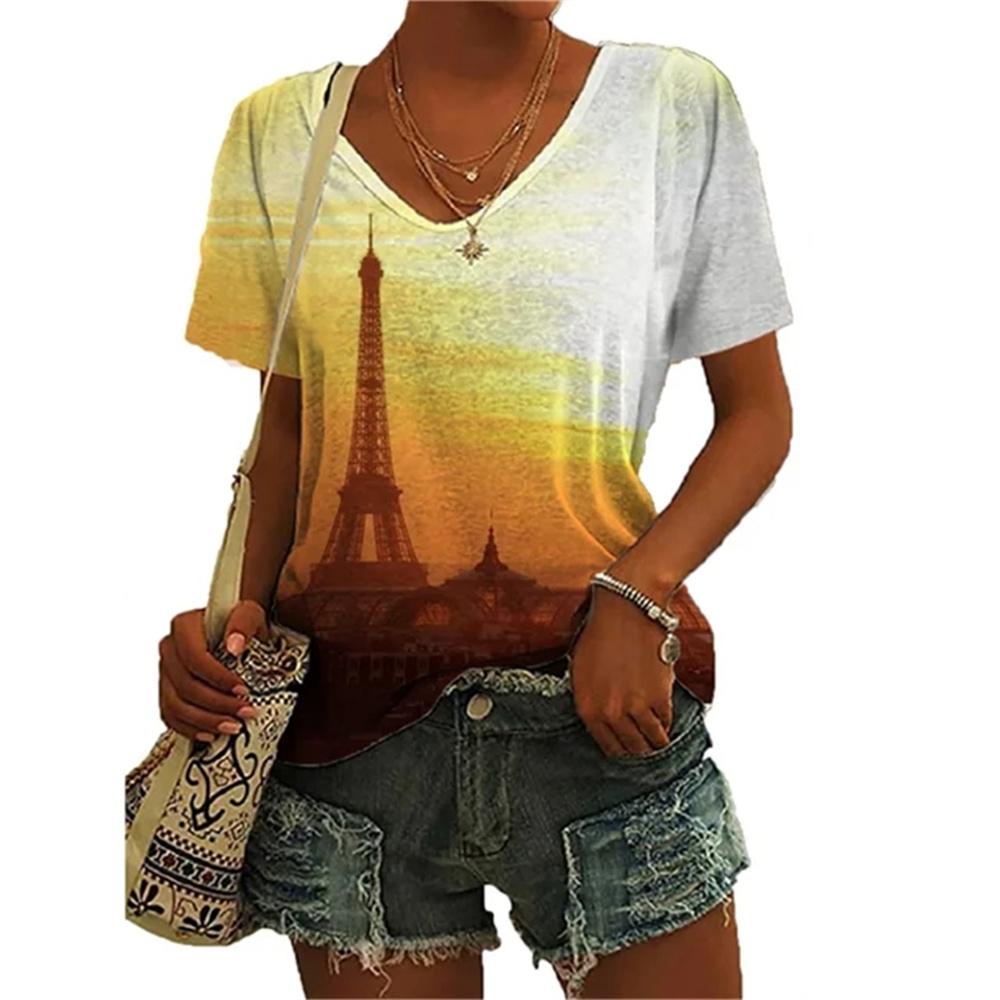 Scenic Iron Tower 3D картина с забавным узором — фото 3