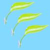 1/3Pcs Simulated Leaves For Geckos Frog Habitat Leaf Suction Cup Reptile Basking Area Resting Terrace Tank Accessories