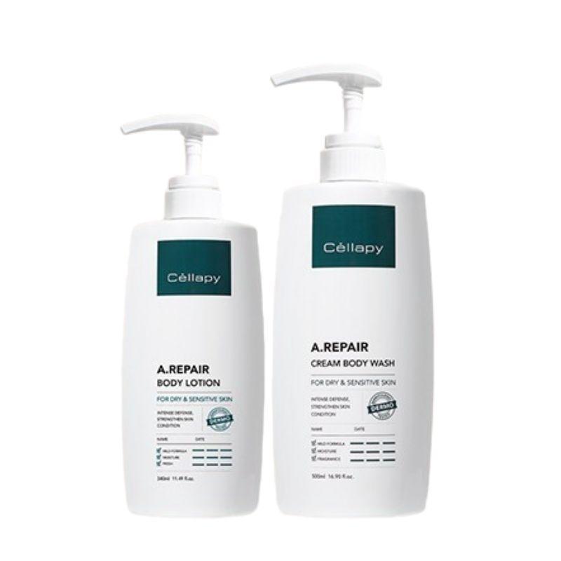 [Cellapy] A.Repair Body Care Special Set – Cream Body Wash (500ml) & Body Lotion (340ml) Duo for Sensitive Skin Barrier Body Wash 500ml + Lotion 340ml Set