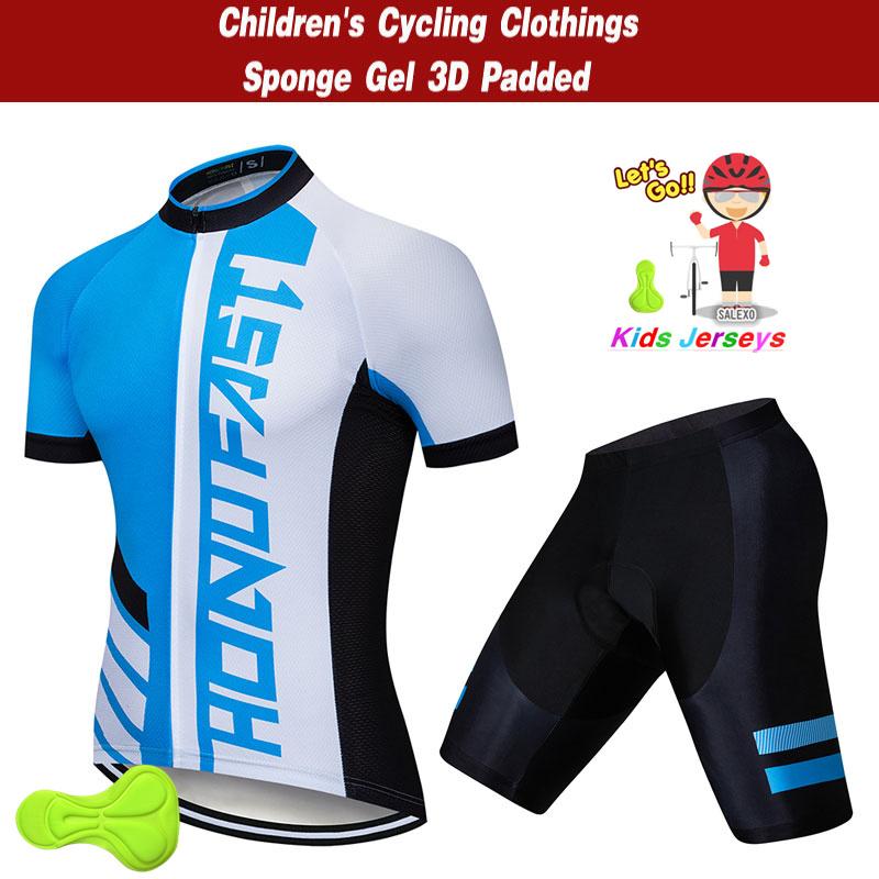 Kids Cycling Jersey with Shorts Sets  Children Bike Clothing Ropa Ciclismo Boys Cycling Clothing Sports Suit 2026 Summer Breathable Cycling Suit Set