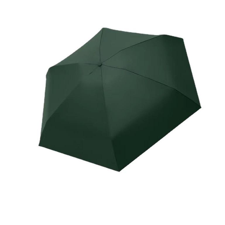 50% Off Dual-Use Mini Pocket Umbrella: Lightweight Sunshade & Rain Protection with Black Glue; Ideal for Sun Protection & Customization