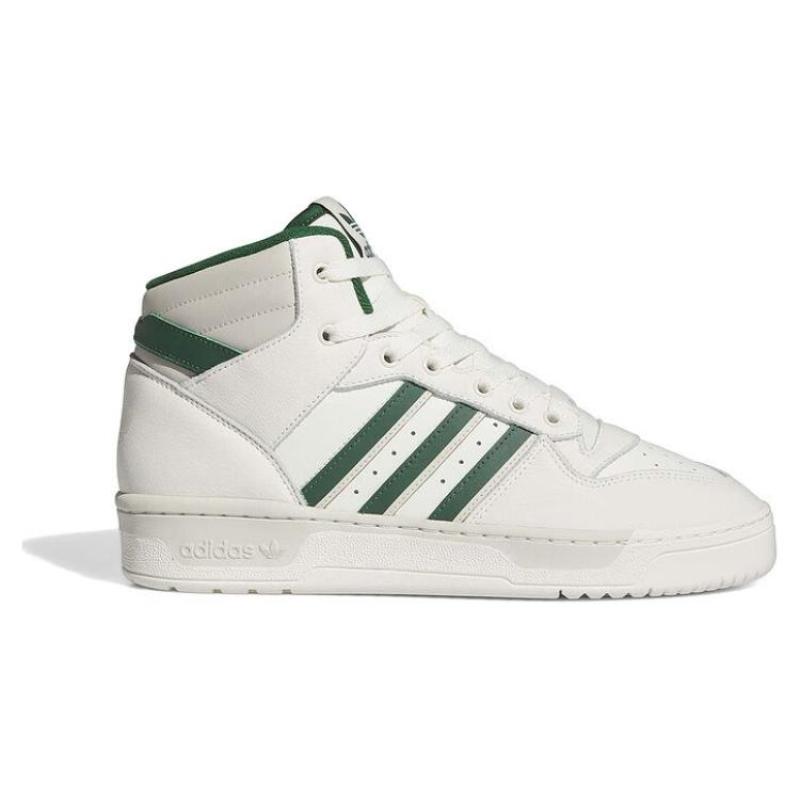 adidas Oryginalne buty deskorolkowe Rivalry Warm z wysoką cholewką i antypoślizgową podeszwą, unisex, białe sneakersy ID6211