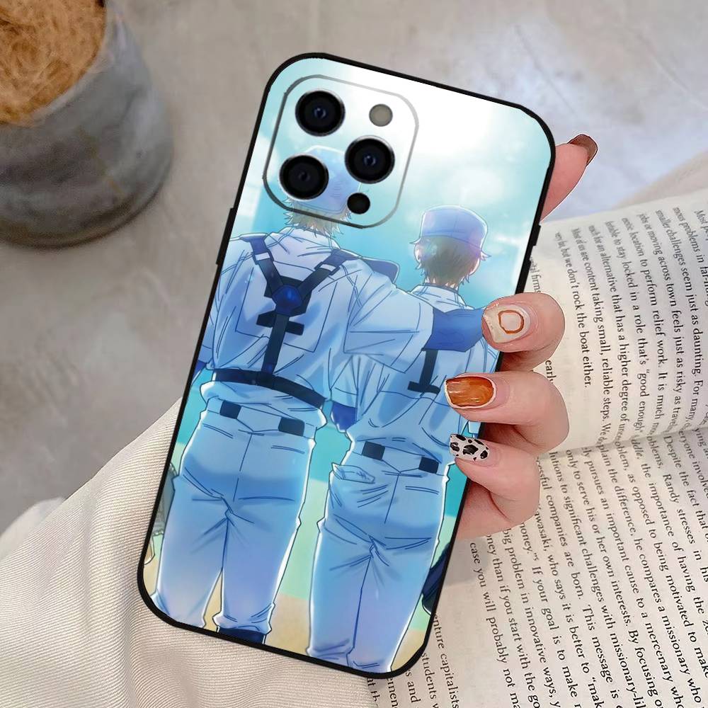 Ace of Diamond Phone Case For iPhone 17, 16,15,14,13,12,11 Plus,Pro Max, Others Soft Black Cover
