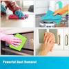 Lint-Free Microfiber Dishcloth: Absorbent Kitchen, Table & Car Cleaning Towel with Scouring Pad